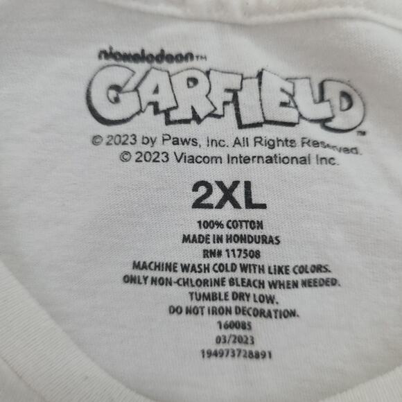 Men's Garfield T Shirt. Size 2XL Sorry Busy Doing Nothing 100% Cotton - Picture 5 of 7